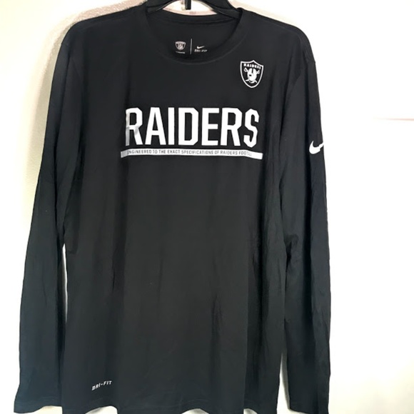 raiders dri fit long sleeve